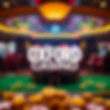 Illustration of Oxford Casino logo with a vibrant background