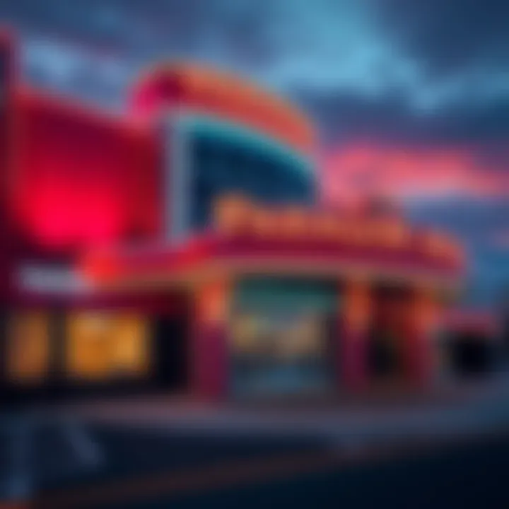 Vibrant exterior of Paragon Casino Hotel