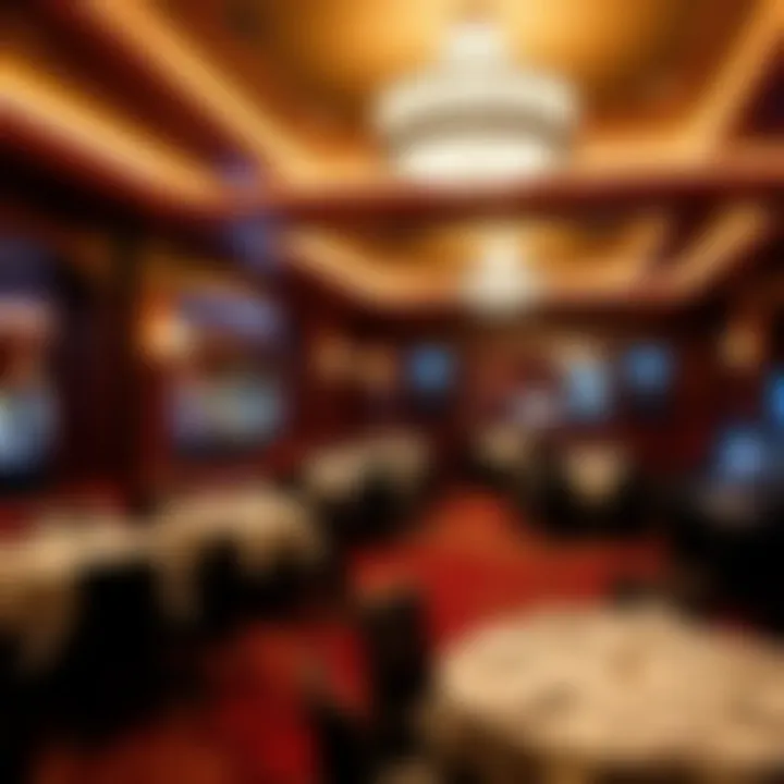 Luxurious amenities and dining options available at the casino