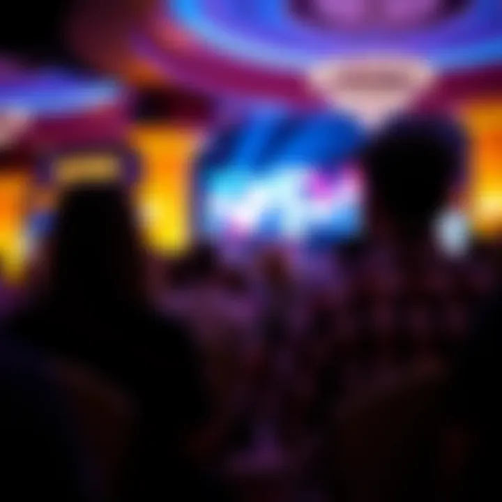 Engaging entertainment event taking place within the casino premises