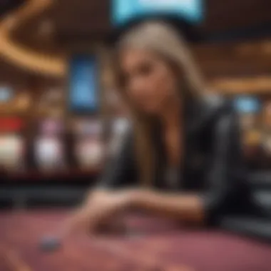 Exciting Entertainment at Seminole Hard Rock Casino A lively entertainment show occurring at the casino, featuring an engaging performance