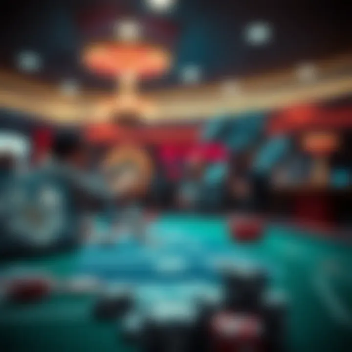 A conceptual image related to gambling psychology in online gaming