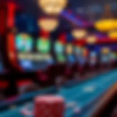 A graphic representation of gaming options available at SkyCasino