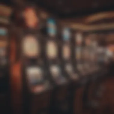 An array of innovative slot machines featuring advanced technology