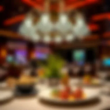 Luxurious dining setting at the Rio featuring exquisite dishes and elegant decor