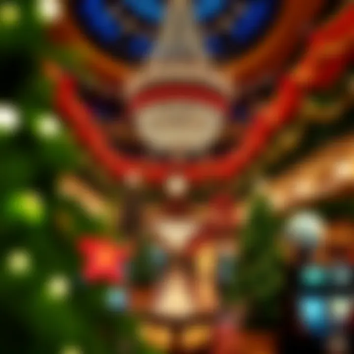 Thematic Showcase: Seasonal Display in the Atrium A vibrant seasonal display at the Bellagio Atrium featuring themed decorations.