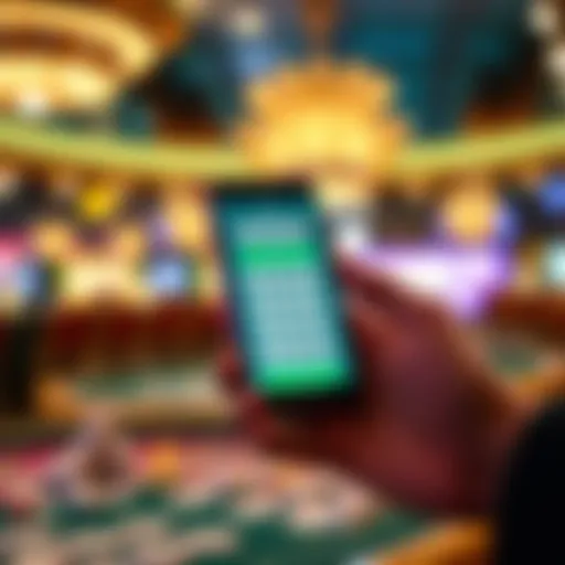 A smartphone displaying a lottery app interface