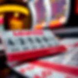 A close-up view of a lottery ticket showcasing potential winnings