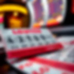 A close-up view of a lottery ticket showcasing potential winnings