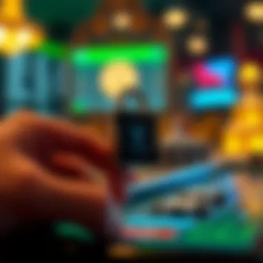 Security features on a betting application