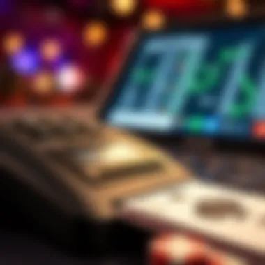 A close-up of a secure payment method for online wagering