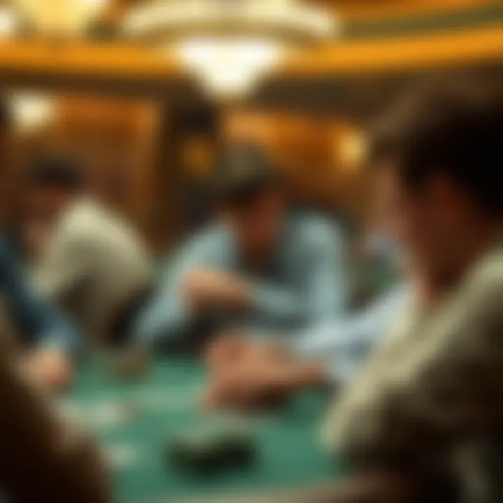 Intense Focus in Poker Strategy A strategic game of poker with intense focus