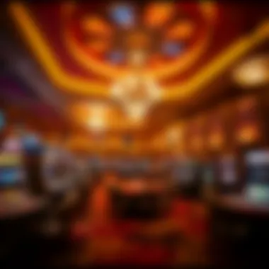 Opulent Casino Ambiance Luxurious casino interior with opulent decor