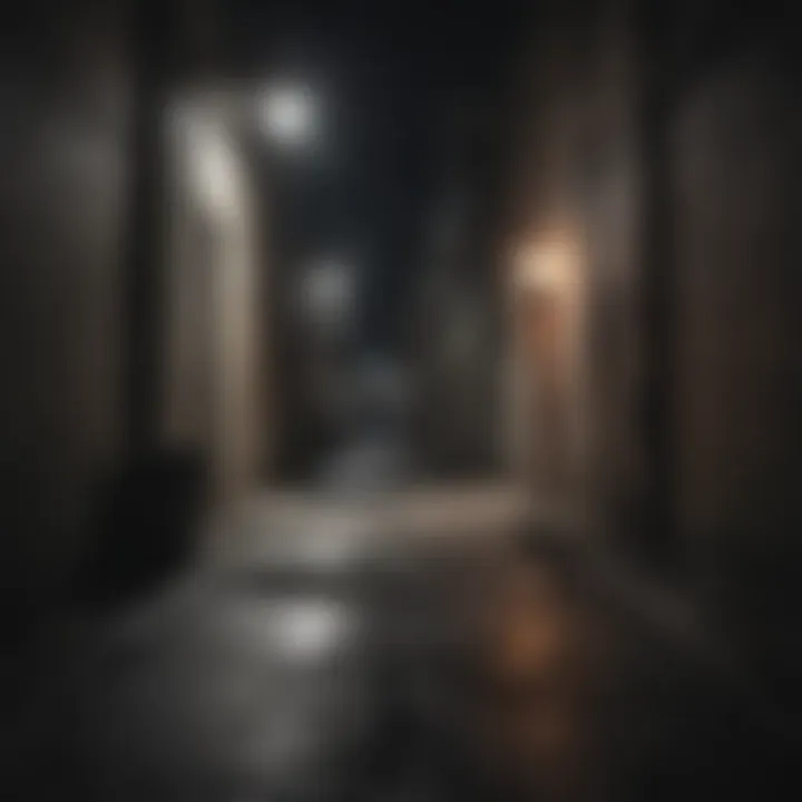 Dark alleyway filled with unsettling stories