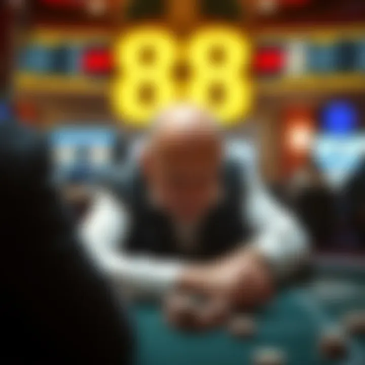 A conceptual image illustrating the psychology of gambling and player engagement