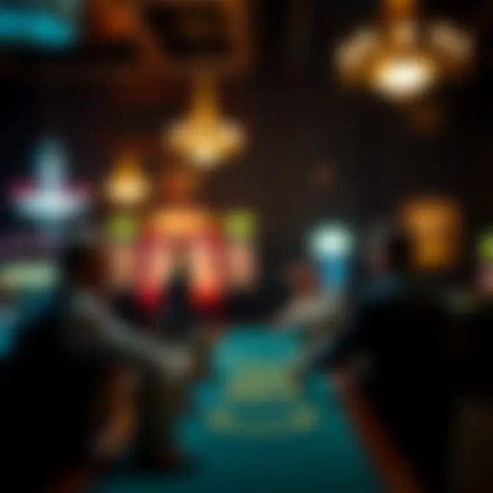 A historical representation of traditional casino gaming in a vintage setting