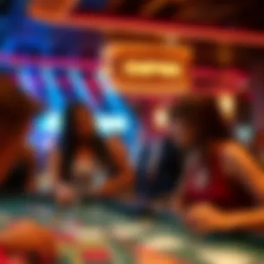 Live entertainment event happening at the casino