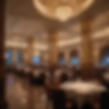 Elegant dining atmosphere in a top Las Vegas buffet