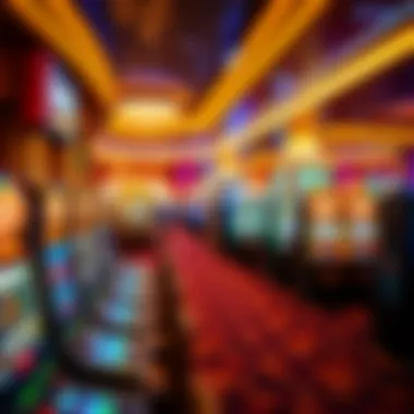 Interior image showcasing the vibrant gaming floor with a variety of slot machines and tables