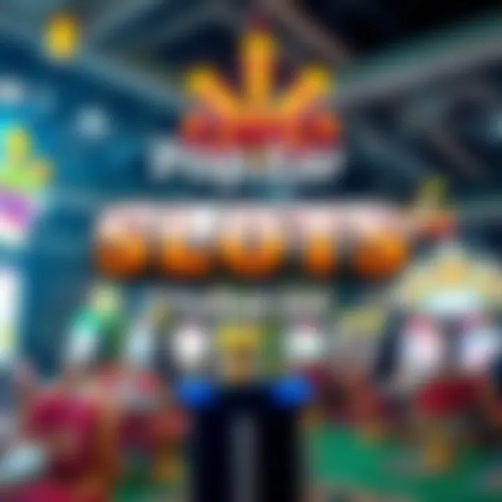 Graphic representation of gaming platforms offering free slots