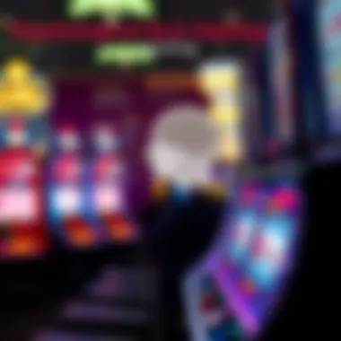 Insightful graphic illustrating the psychology behind slot machine gaming and player behavior