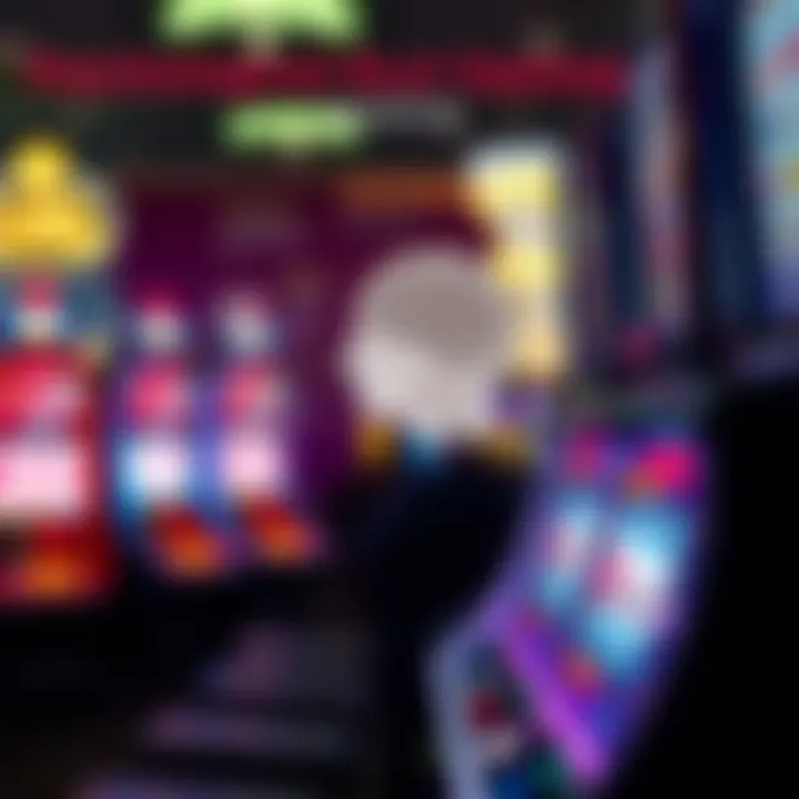 Insightful graphic illustrating the psychology behind slot machine gaming and player behavior