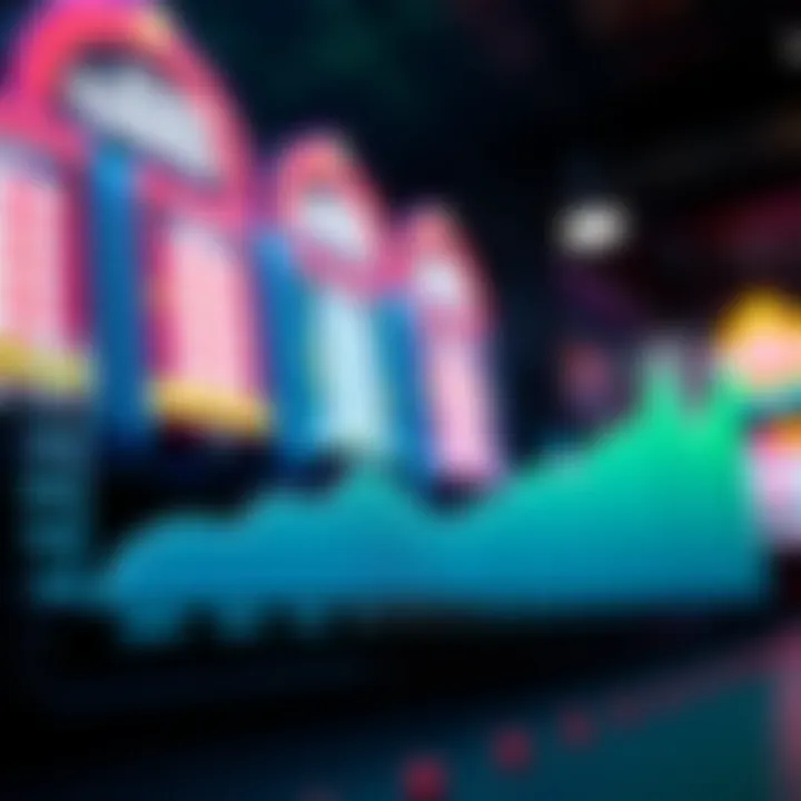 Graph illustrating the increasing jackpot amounts over the years.