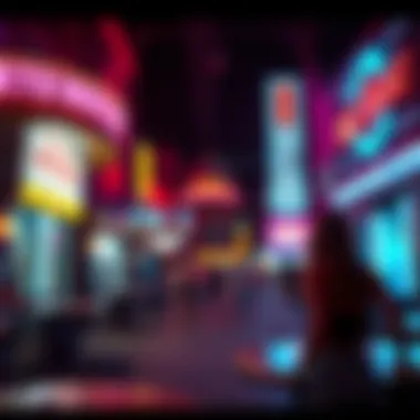 Artistic Representation of Adult Entertainment Culture An artistic representation of adult entertainment culture in Las Vegas