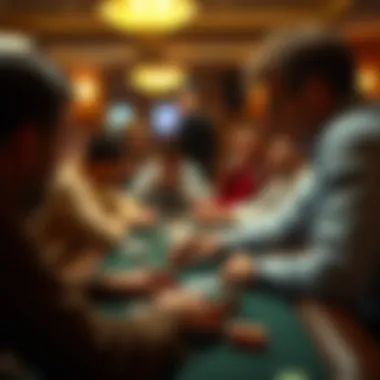 Strategic poker moves being analyzed