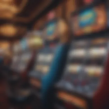 A collection of modern slot machines with appealing graphics