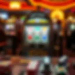 A vintage slot machine showcasing traditional symbols