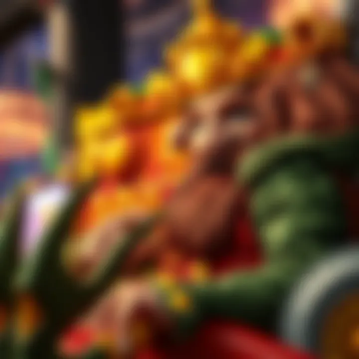 Highlighting bonus feature symbols within the game