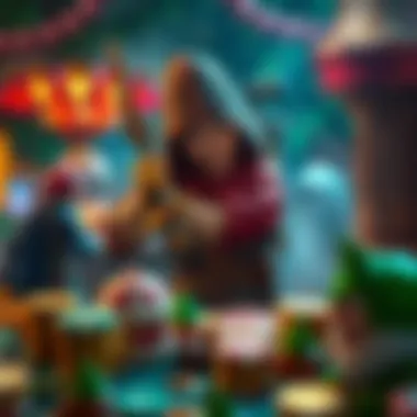 Strategic gameplay elements illustrated