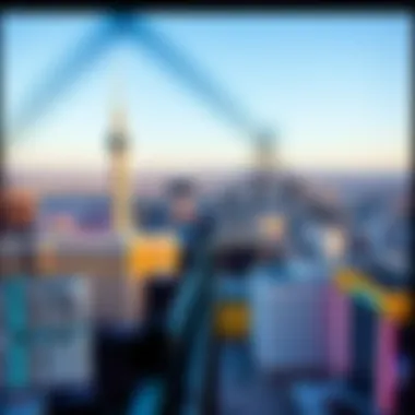 Breathtaking view from the Stratosphere tower overlooking Las Vegas