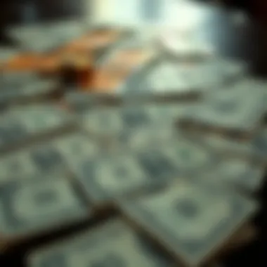 Variety of One Dollar Tickets An assortment of one dollar scratch-off tickets laid out on a table.