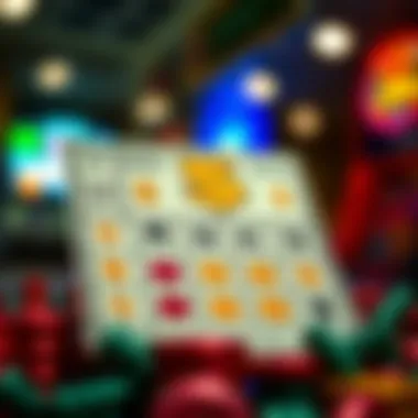 Potential Winnings Illustrated A visualization of potential winnings from scratch-off tickets represented through playful icons.