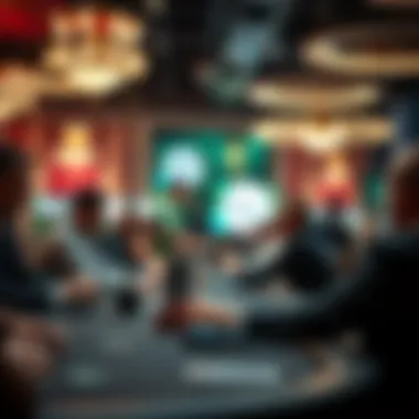 A high-stakes online poker tournament in progress