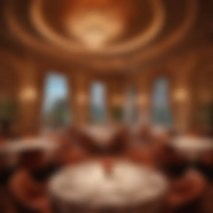 Elegant dining atmosphere at the Wynn Buffet