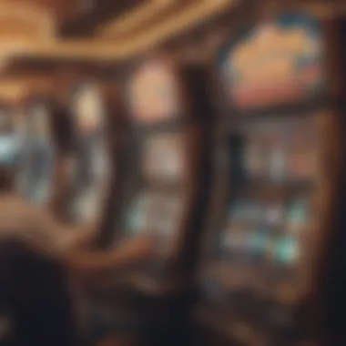 Players enjoying their time at slot machines