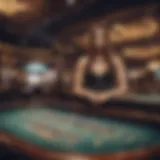 Immersive online casino interface showcasing games