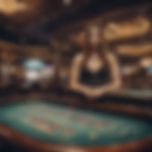 Immersive online casino interface showcasing games