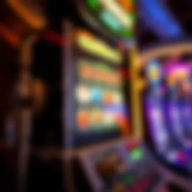 A detailed view of the internal mechanics of a video bingo machine