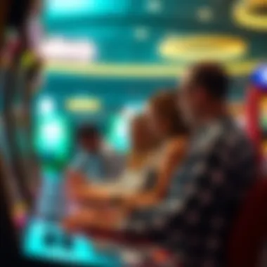 A thoughtful depiction of player psychology while engaging with a video bingo machine