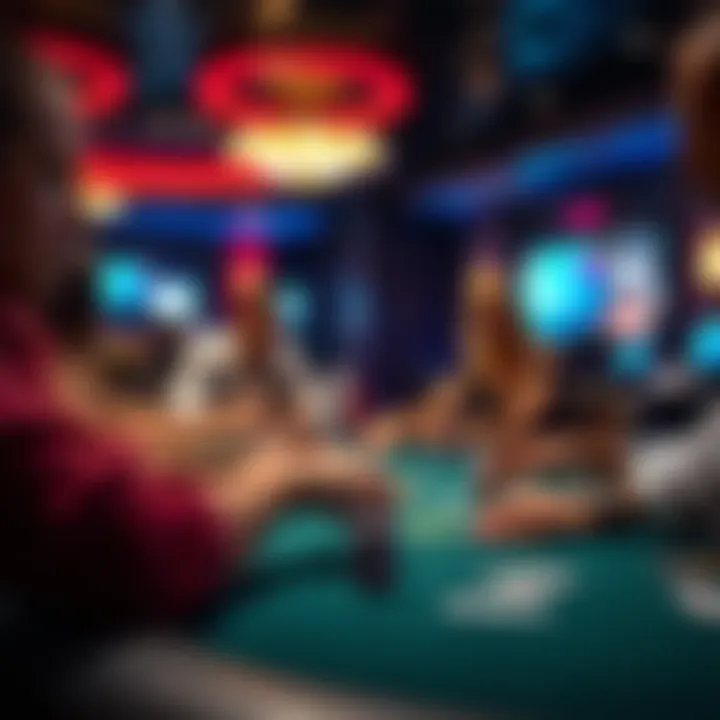 A strategic poker game in action at Filotimo Casino