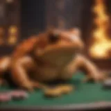 Vibrant visual of Fire Toad Slot gameplay