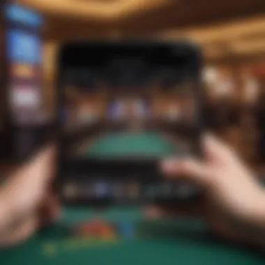 Diverse gaming options presented in the Foxwoods Casino app