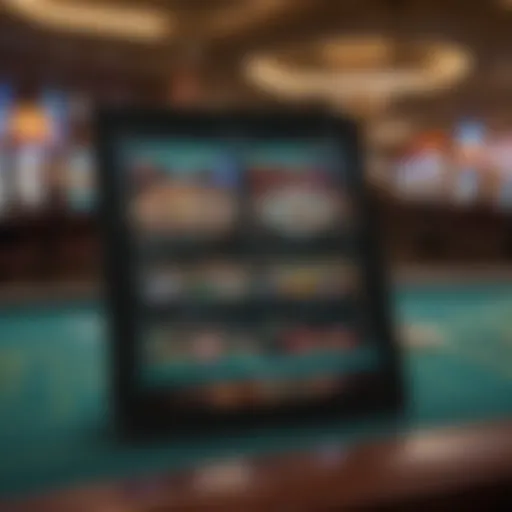 Overview of Foxwoods Casino app interface showcasing its vibrant design