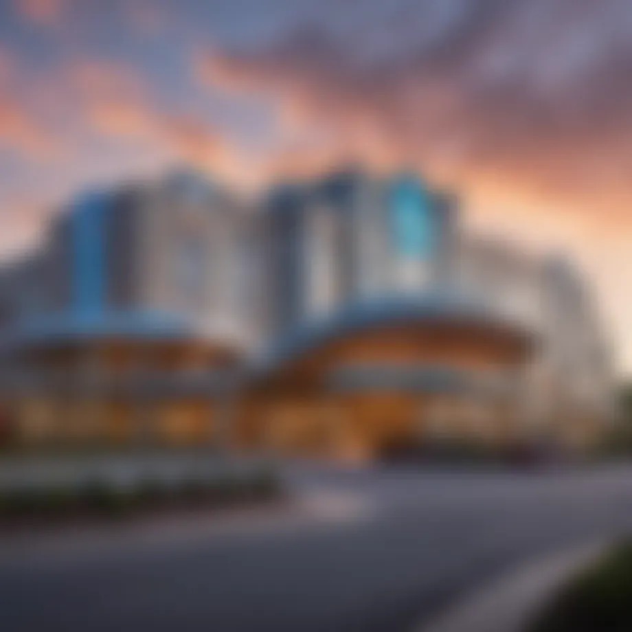 Exterior view of Foxwoods Casino showcasing its grandeur and architectural design