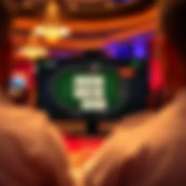 An overview of Full Tilt Poker's interface showcasing its design and features.