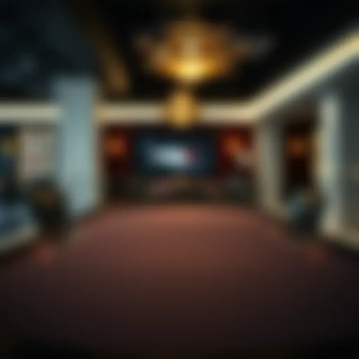 Stylish poker table with a luxurious finish